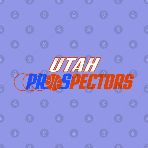 Defunct Utah Prospectors WBA Basketball 1978 by LocalZonly