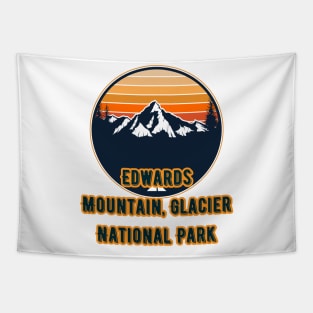 Edwards Mountain, Glacier National Park Tapestry