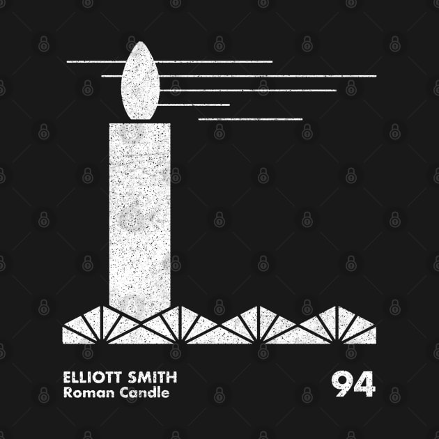 Elliott Smith / Roman Candle / Minimalist Design Artwork by saudade