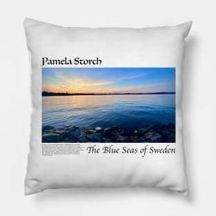 The Blue Seas of Sweden Artist Edition Pillow