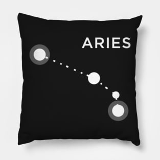 Aries Zodiac Constellation Sign Pillow