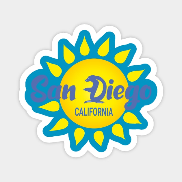 San Diego Magnet by AndrewKennethArt