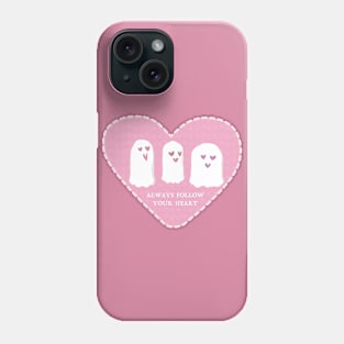 Heartwarming Ghosts [patch] Phone Case