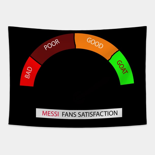 MESSI FANS SATISFACTION Tapestry by saber fahid 