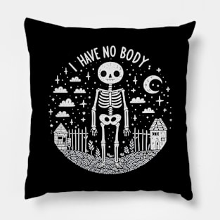 Skeleton, I Have No Body Pillow