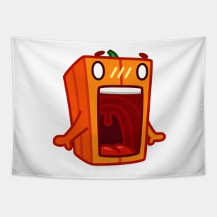 Square Pumpkin was startled Tapestry