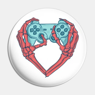 I heart video games Pin