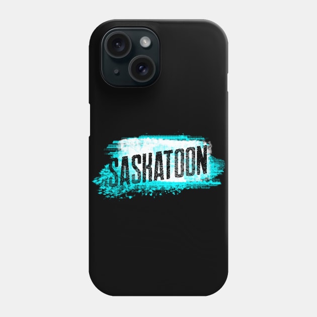 Saskatoon Graffiti Art Design Phone Case by Stooned in Stoon