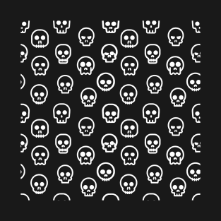 Cartoon Skull Pattern T-Shirt