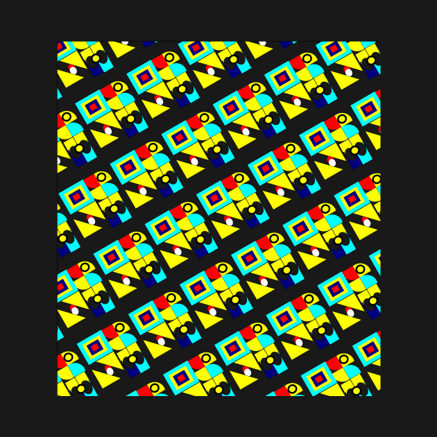 New Geomatric shapes colourful pattern by Devshop997