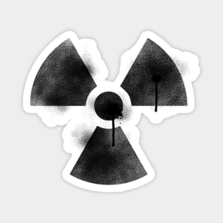 Radioactive sign Magnet