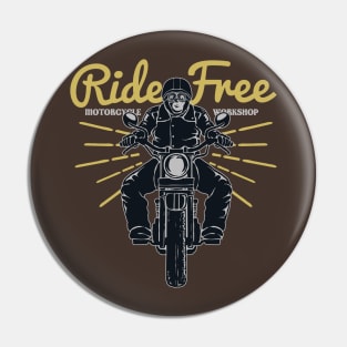 Ride Free Pin