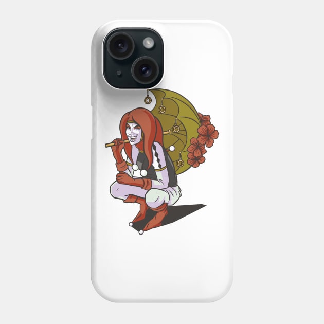 Costume Woman P R t shirt Phone Case by LindenDesigns