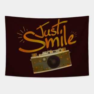 Just a happy smile Tapestry