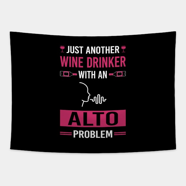 Wine Drinker Alto Tapestry by Good Day