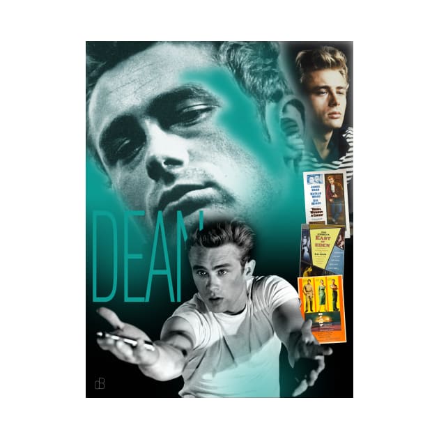 James Dean Collage Portrait by Dez53