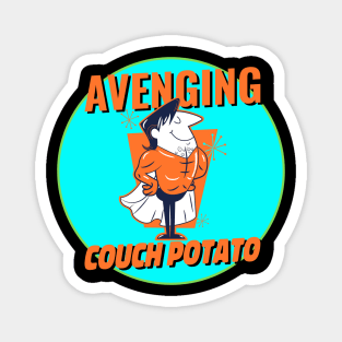 The Avenging Couch Potato Magnet