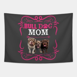 bull dog mom Tapestry