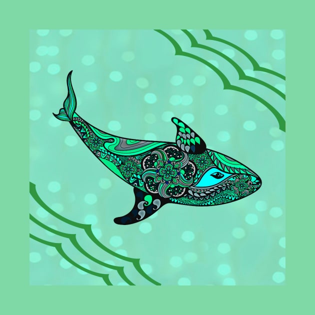 Green Whale by Sailfaster Designs