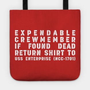 Expendable Crewmember Tote