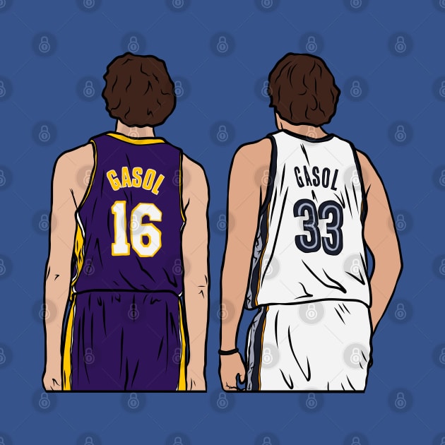 Pau and Marc Gasol by rattraptees