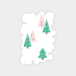 Merry Little Trees Magnet