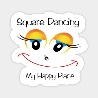 SQD Happy Place Magnet