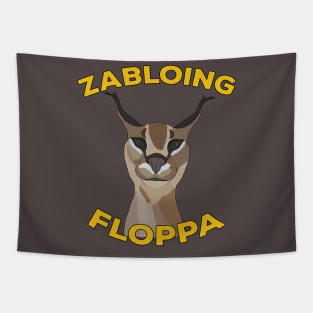 Zabloing Floppa Tapestry