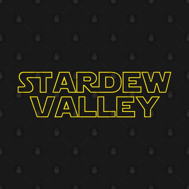 Stardew Wars | Stardew Valley Parody Logo by threadbaregaming