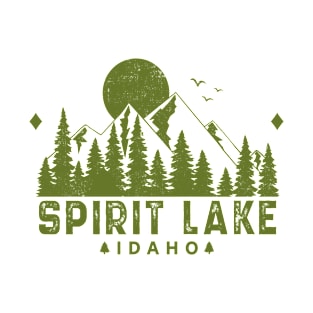 Spirit Lake Idaho Mountain Souvenir T-Shirt