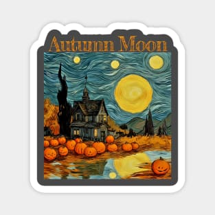 Autumn Moon Magnet