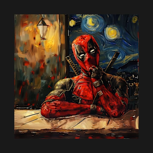 DEADPOOL VAN GOGH by Drank