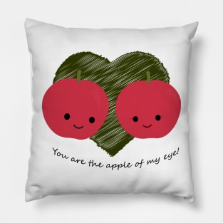 You Are the Apple of My Eye Pillow