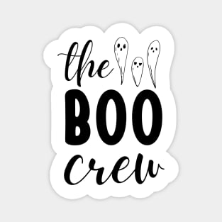 The Boo Crew Funny Halloween Graphic Design Cute Ghosts Magnet