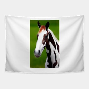 Painted Horse Pony Digital Artwork Tapestry