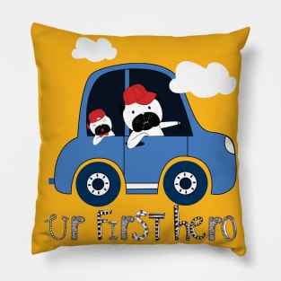 Your First Hero Daddy Baby Kids Cute Gift Pillow