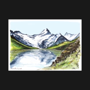 Mountain Reflection in the Swiss Alps T-Shirt