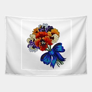 Crossstitch Flowers Tapestry