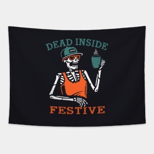 Dead Inside Festive Tapestry