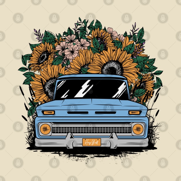 Sunflower Truck by Bomb171