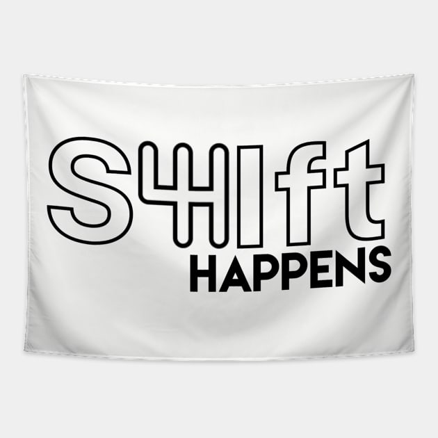 Shift Happens Tapestry by Sloop