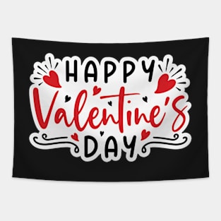 Valentine's Day Stickers - Happy Valentine's Day Tapestry