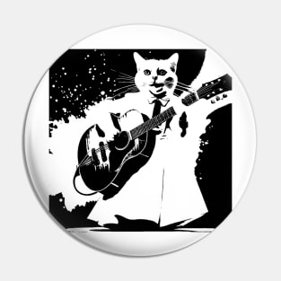 Cat guitarist Pin