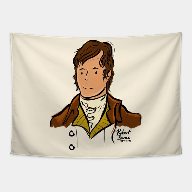 Robert Burns Scotland's National Poet Tapestry by brodyquixote