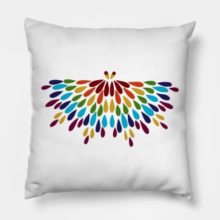 Rainbow Butterfly Collection Pillow