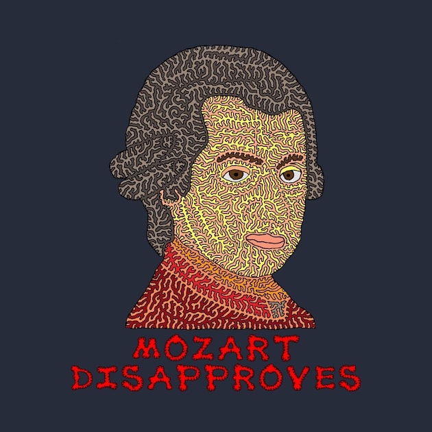 Mozart Disapproves by NightserFineArts