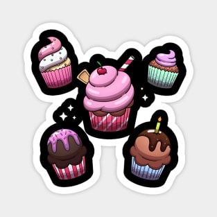 Cute Cupcakes Magnet