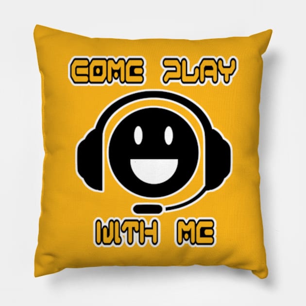 Come Play With Me 2 Pillow by Gamers Gear