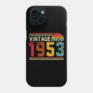 Vintage 1953 Birthday Gift Retro Style Phone Case