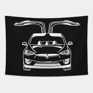 Tesla model X Tapestry